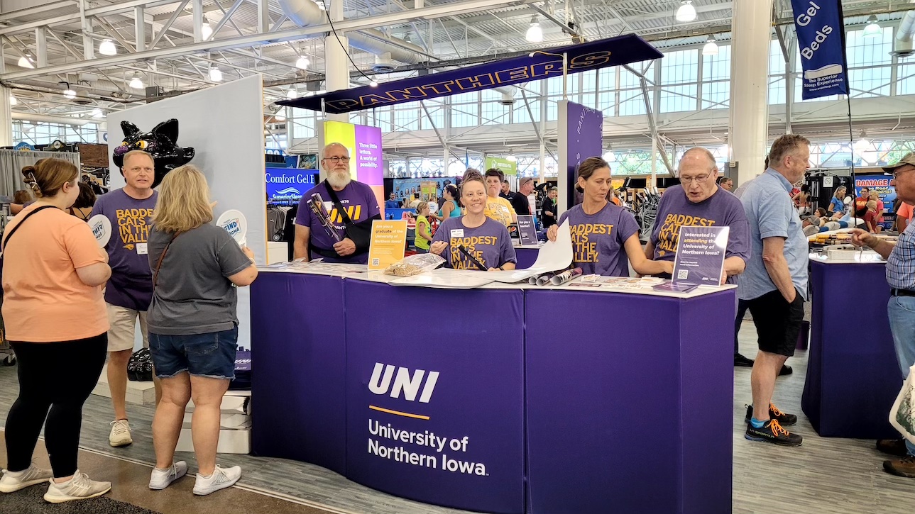 UNI's Iowa State Fair booth